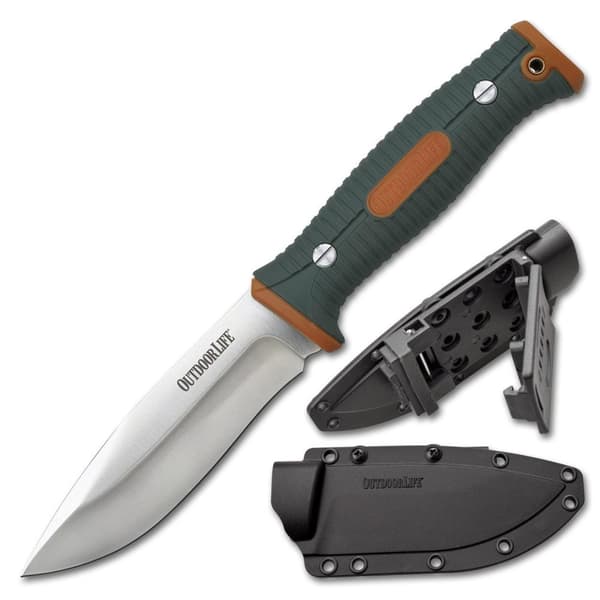 Outdoor Life - FIX001OGN - Kniv med fast blad