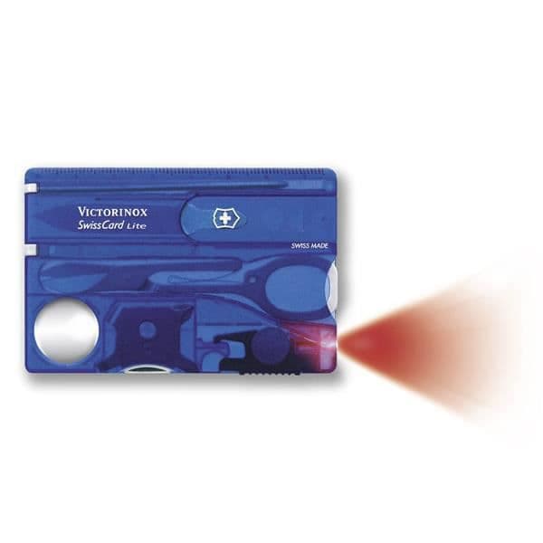 Victorinox SwissCard Lite transparent blå