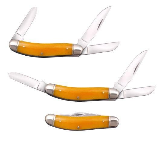 Cold Steel - FL-GSTKM-Y - Gentlemans Stockman - Yellow Bone - Fällkniv