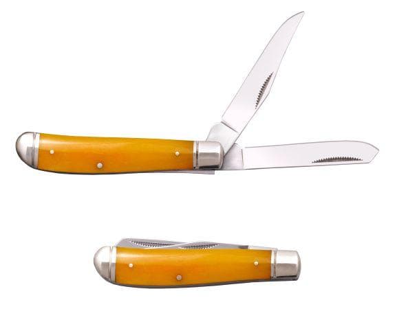Cold Steel - FL-MTRPR-Y - Mini Trapper Yellow Bone - Folding knife