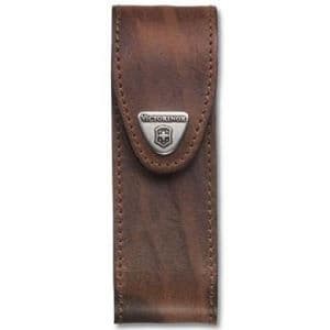 Fodral - Victorinox - 111mm - Äkta läder - Brun - För knivar upp till 10 stycken