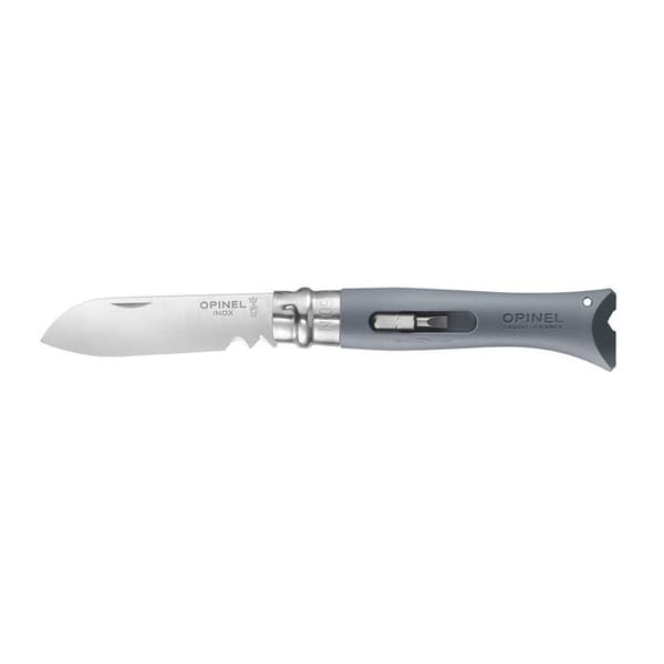 Multifunktionsstängkniv - Opinel - N°9 - Grå - Stål - Förstärkt polyamid