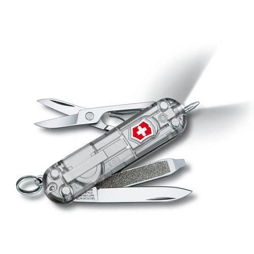Victorinox Signature Lite SilverTech 0.6226.T7 fickkniv - Transparent Silver