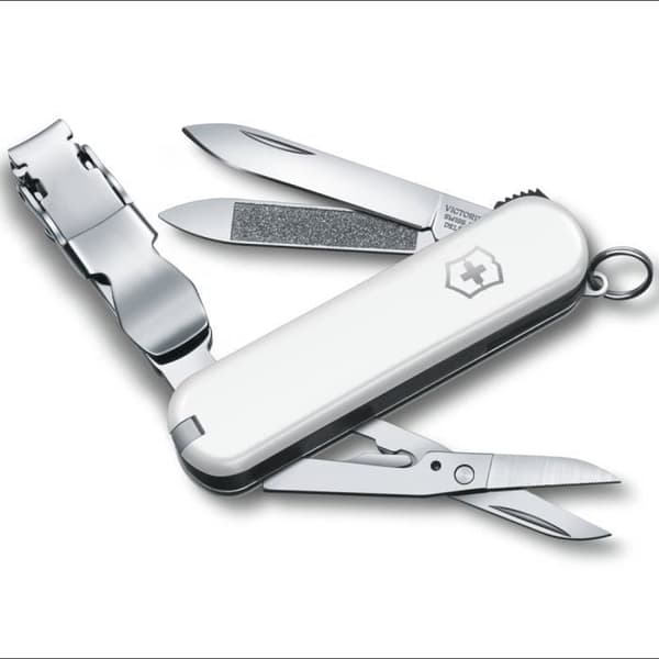 Couteau Schweiz - VICTORINOX - Nagelklipp 580 - 8 Funktioner - 65 mm - Vit