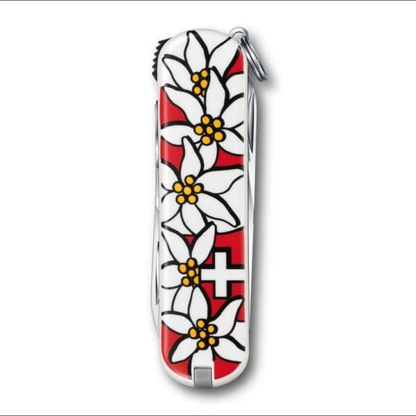Couteau Schweiz - VICTORINOX - Nagelklipp 580 - 8 Funktioner - Färg Edelweiss - 65 mm