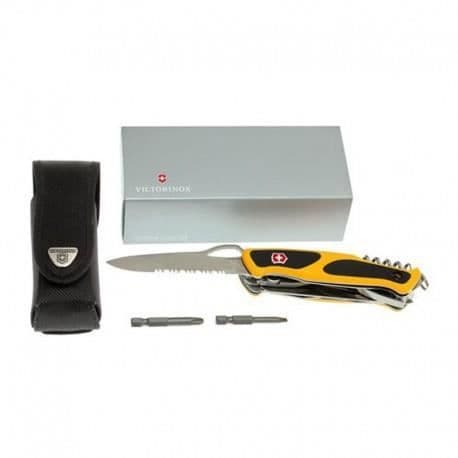 Schweizisk armékniv - Victorinox - RangerGrip 174 Boatsman - Gul - Rostfritt stål - 23 funktioner
