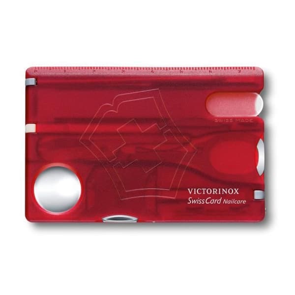 Multifunktionskort - Victorinox - SwissCard Nailcare - Manikyr - 12 funktioner - Blandat