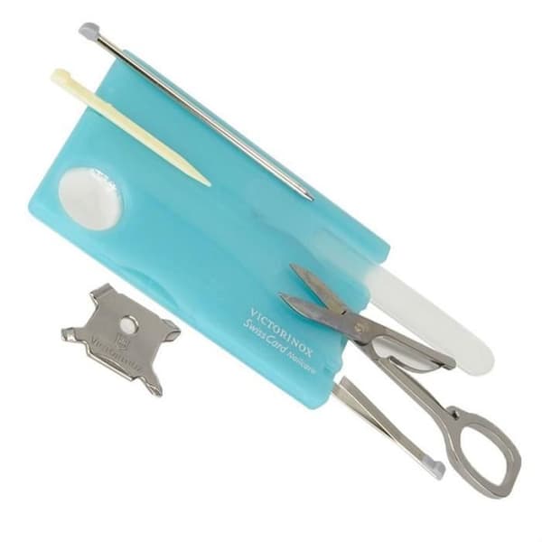 Multifunktionskort - Victorinox - SwissCard Nailcare - Röd - Rostfritt stål - Blandat