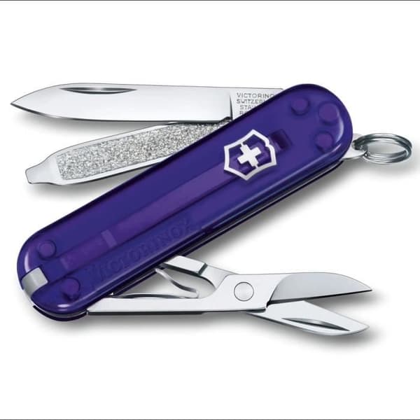 Schweizisk armékniv - VICTORINOX - Classic SD - 58 mm - 7 funktioner - Persisk indigo