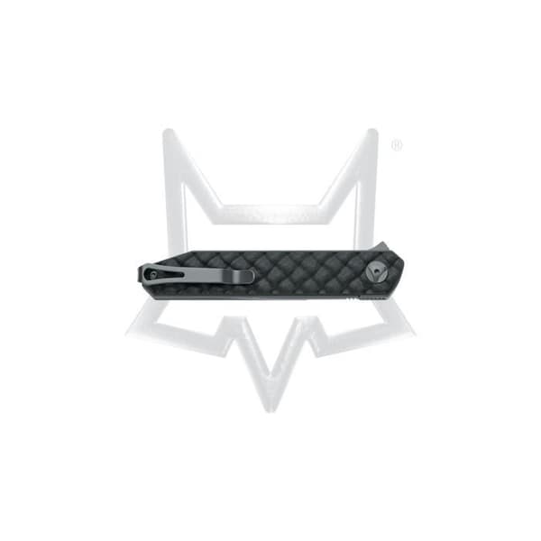 Black Fox Reloaded Folding Knife Black G10 Handtag 440C Satin Blade