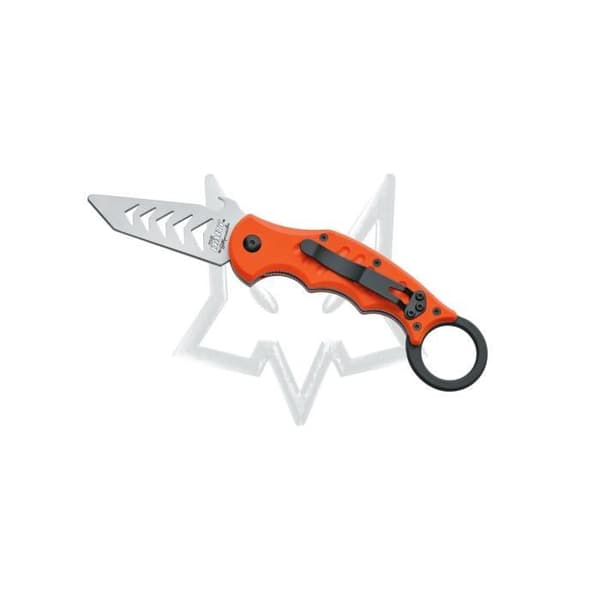 Fox Dart Canzable Knife G10 Orange Handle Training Version