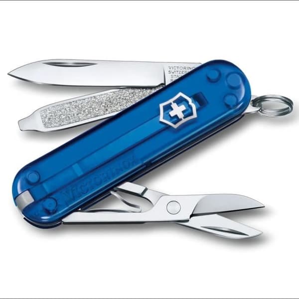 Couteau Schweiz - Victorinox - Classic SD - 58 mm - 7 funktioner - Djup Ocean