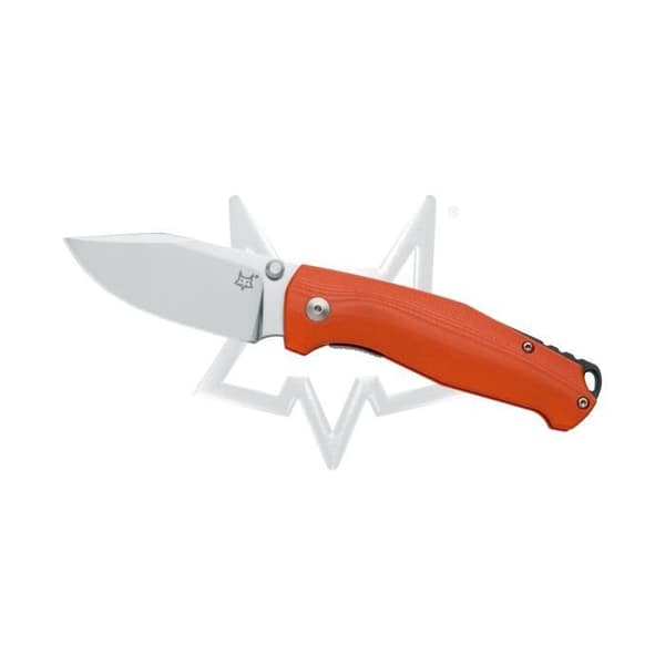 Fox - Vox Tur ply. orange knivskaft g10-n690co satinblad