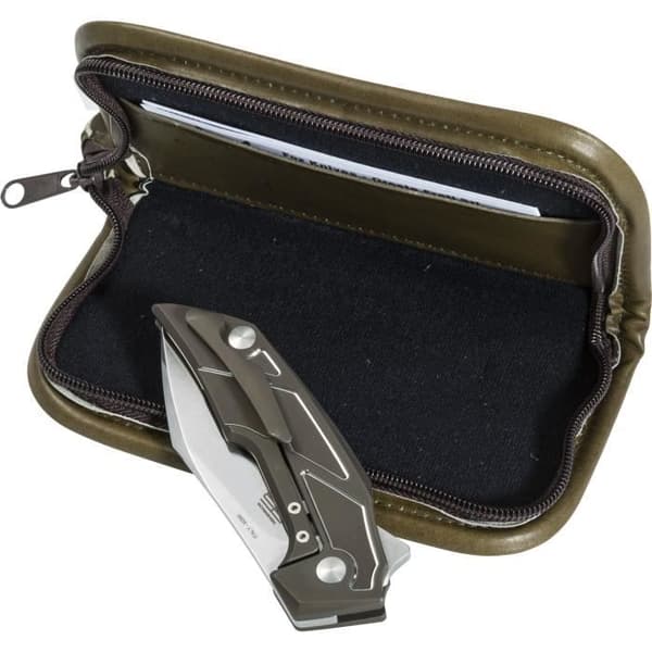 Fox Phoenix Tashi Bharucha Design Titananodiserat brunt stål M390
