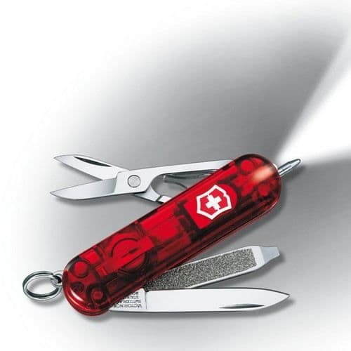 Victorinox 0.6226.T schweizisk fickkniv - Transparent röd