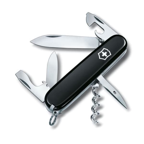 Victorinox Spartan Swiss Army Knife1.3603.3B1 med 12 funktioner Inkluderar korkskruv och konservöppnare med liten skruvmejsel i