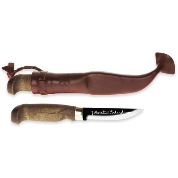 Linx Lumberjack -Kniv med blad i krom rostfritt stål och finskt kulhandtag