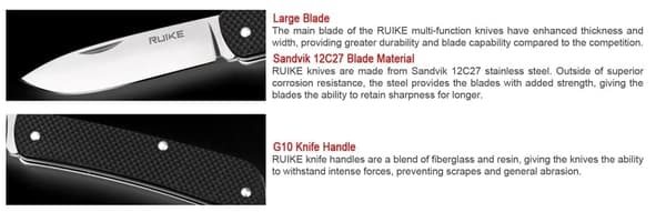Ruike S11-B Folding knife