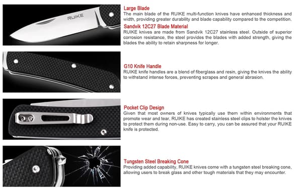 Ruike M11-G Folding knife