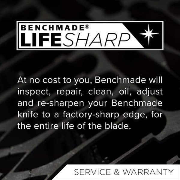 Benchmade - BENCH-7BLKW - Gancho de rescue - Filo: Liso 7 BLKW