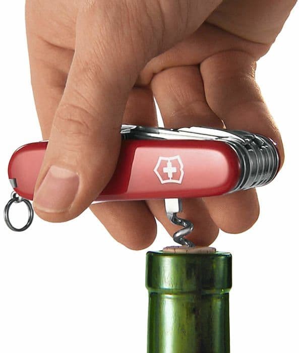 Victorinox - 0.8341.MC9B1 - Hunter XT Grip Swiss Hunting Fickkniv, multiverktyg, 6 funktioner, fast blad, korkskruv