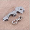 Miniatyrbild 1 av 2: 8 i 1 EDC nyckelring Gadget Multi-Function Survival Portable Key Ring Tool