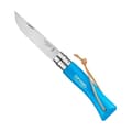 Miniatyrbild 1 av 3: Kniv - OPINEL - N°07 Baroudeur - Yatagan blad 8 cm - Avenbokskaft - Färg Cyan Blue