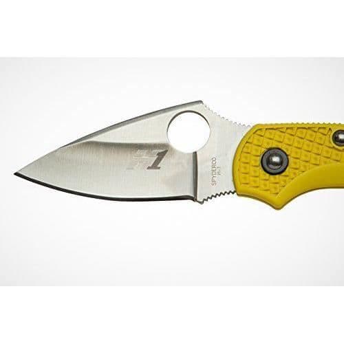 Fällkniv - Spyderco - Dragonfly 2 - Stål H-1 - Gul - Längd 6.03 cm