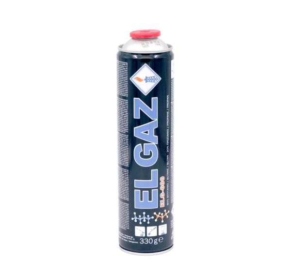Gasflaska med gänga Bu/Pr 330g