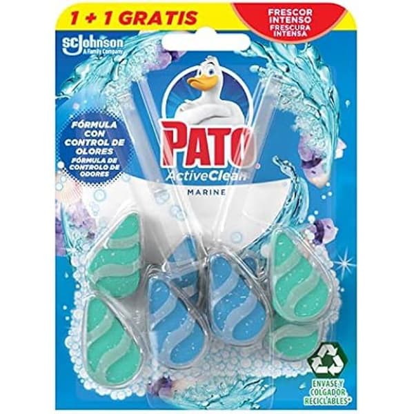 Toalettunderhållsprodukt - PATO - Active Clean Crochet - Aroma Marine - 150 g - Blå