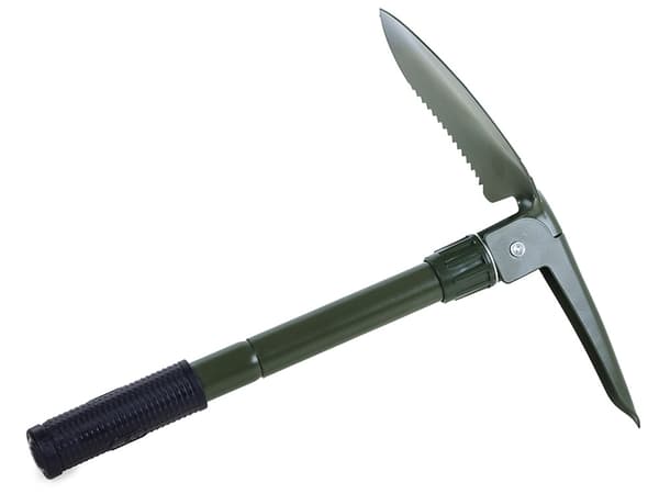 3-in-1 Taitettava Lapio/Kuokka/Saha – Retkeilyyn