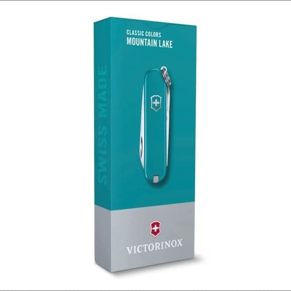 Couteau Schweiz - Victorinox - Classic SD - 58 mm - 7 funktioner - Färg Mountain Lake