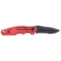 Miniatyrbild 2 av 3: 4K5 Tools TK 100 DropPoint Knife 600.100A Fällkniv med röd slida, svart