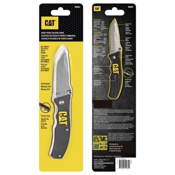 CAT 980002 Kattfällkniv med 7,9 cm blad Längd 194 mm