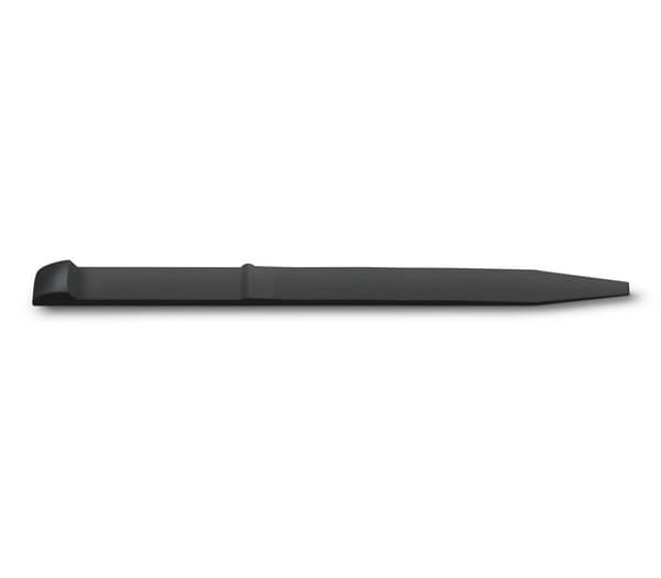 Tandpetare i hållfast syntetmaterial från Victorinox, tillverkad i Schweiz, utformad för små knivar, färg svart