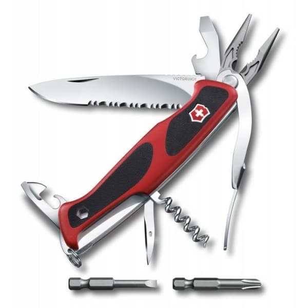 Fickkniv - Victorinox - RangerGrip 174 - Låsbart blad - Burköppnare - Nylonslida