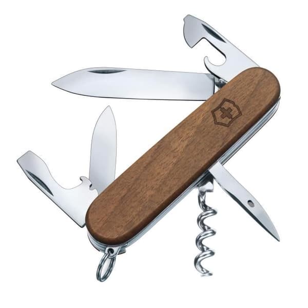 VICTORINOX schweizisk armékniv Spartan Wood valnöt