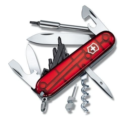 Swiss Pocket Knife - Victorinox CyberTool 29 - Transparent Röd
