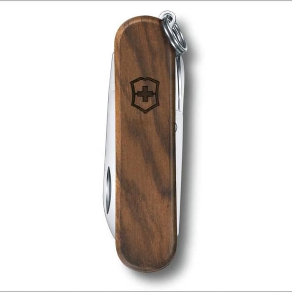 Couteau Suisse - VICTORINOX - Classic Wood - 58 mm - Valnöt - 5 Funktioner