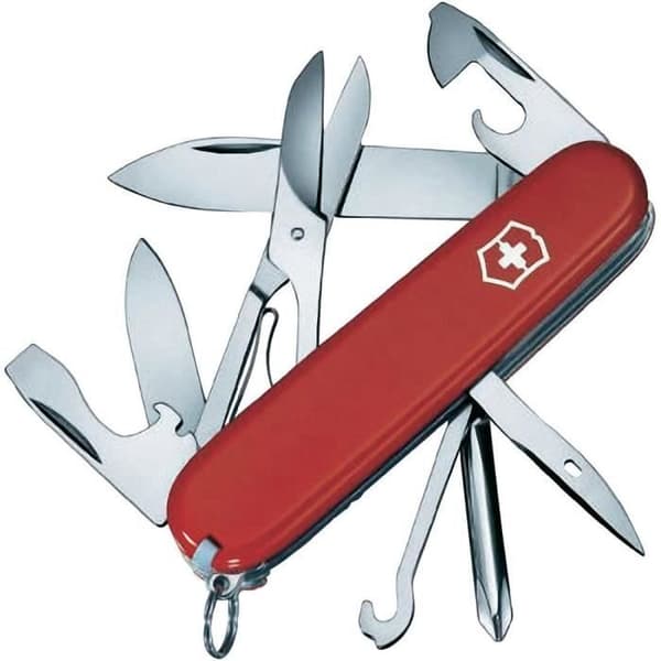 Schweizisk kniv - VICTORINOX - Super Tinker - 14 funktioner - Rostfritt stål - Röd