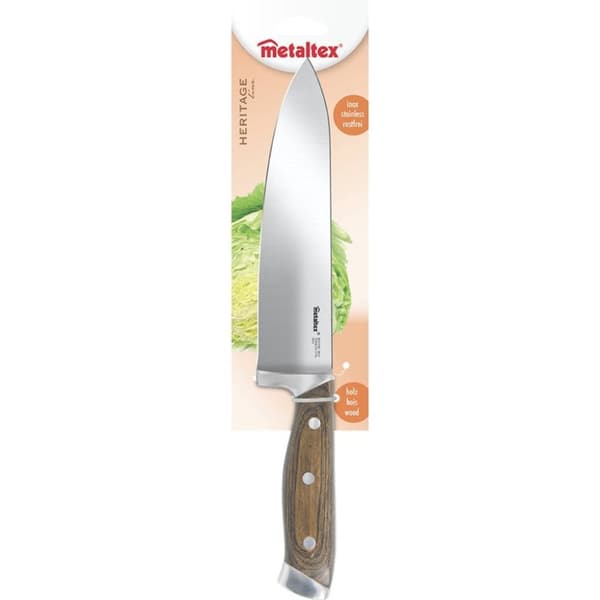 Metaltex Heritage kokin veitsi puisella kahvalla 34 cm