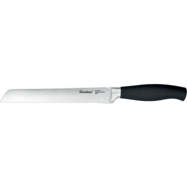 Metaltex Comfort Brödkniv 33 cm Svart/Rostfritt stål