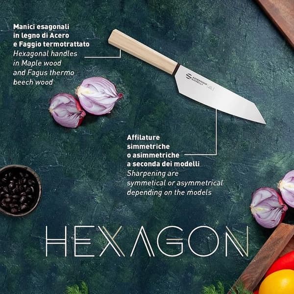 Hexagon - Professionell Japansk Stil Kniv - Yanagiba 21 cm