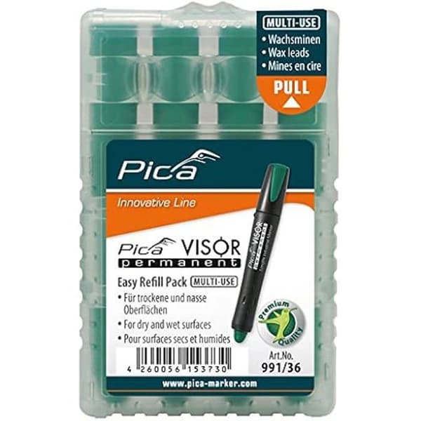 Estuche de Minas - PICA - 991/41/SB - Färg Blå - 4 Minas - Permanent visir