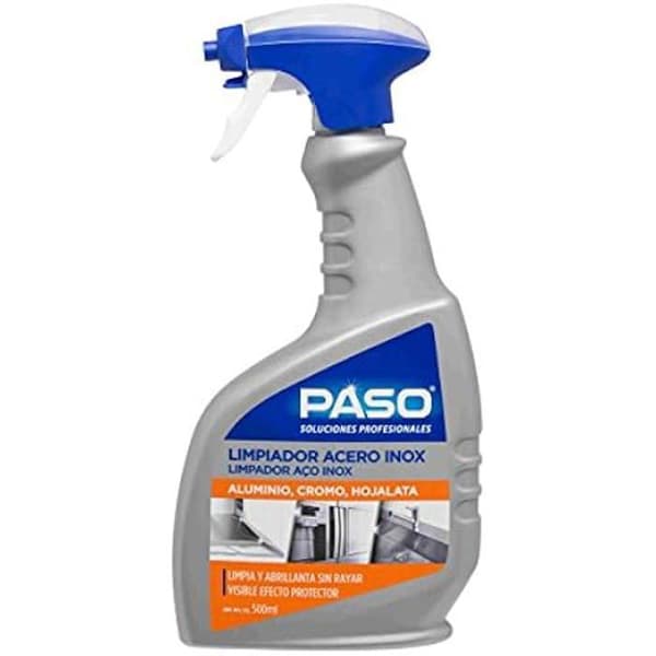 Rengöringsmedel - PASO - Rostfritt stål - 500ml - Blandat - Vuxen