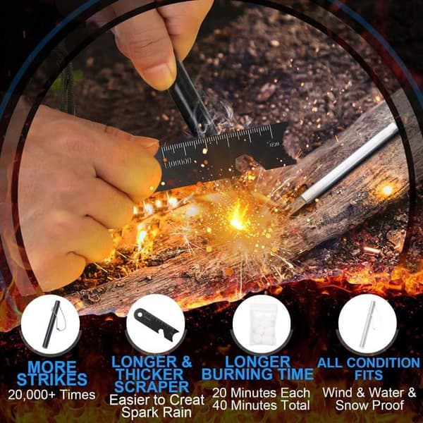 Survivalkit - nödvändighet för överlevnad vandring - trek Amtier - AM-2023CN