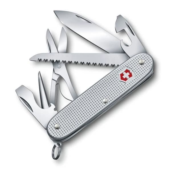 Svenskt Armékniv - VICTORINOX - Farmer X Alox - 10 Funktioner - 93 mm - Rostfritt Stål