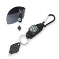 Miniatyrbild 1 av 4: TD® multifunktions survival karbinhake kit krok tillbehör Led ficklampa nyckelring ficka kompass rep överlevnad visselpipa