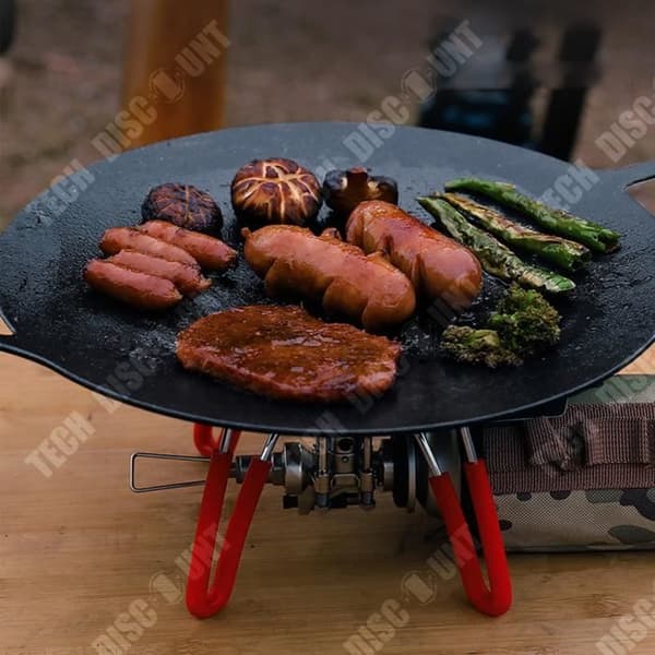 TD® Grill tallrik utomhus camping grill tallrik Maifan sten stekpanna bärbar bärbar non-stick pan