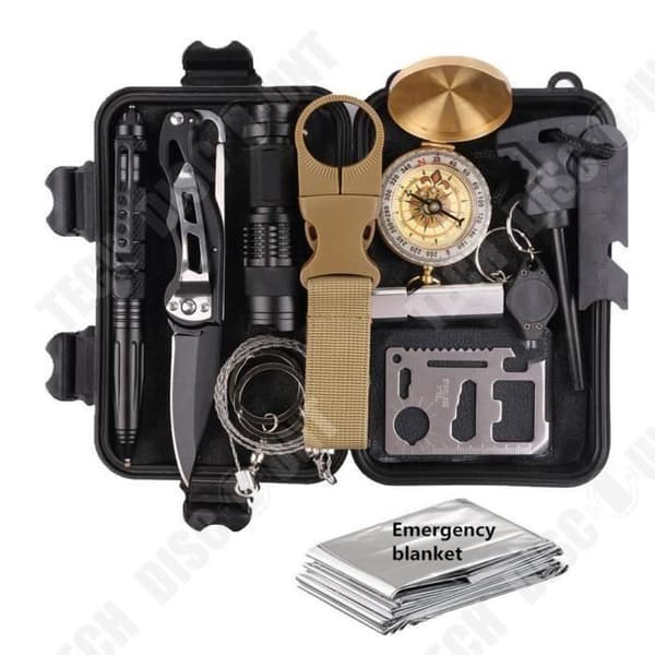 TD® First Aid &amp; Survival Kits - Utomhusresor Camping Vandring Utomhus 13-i-1 utomhussportutrustning